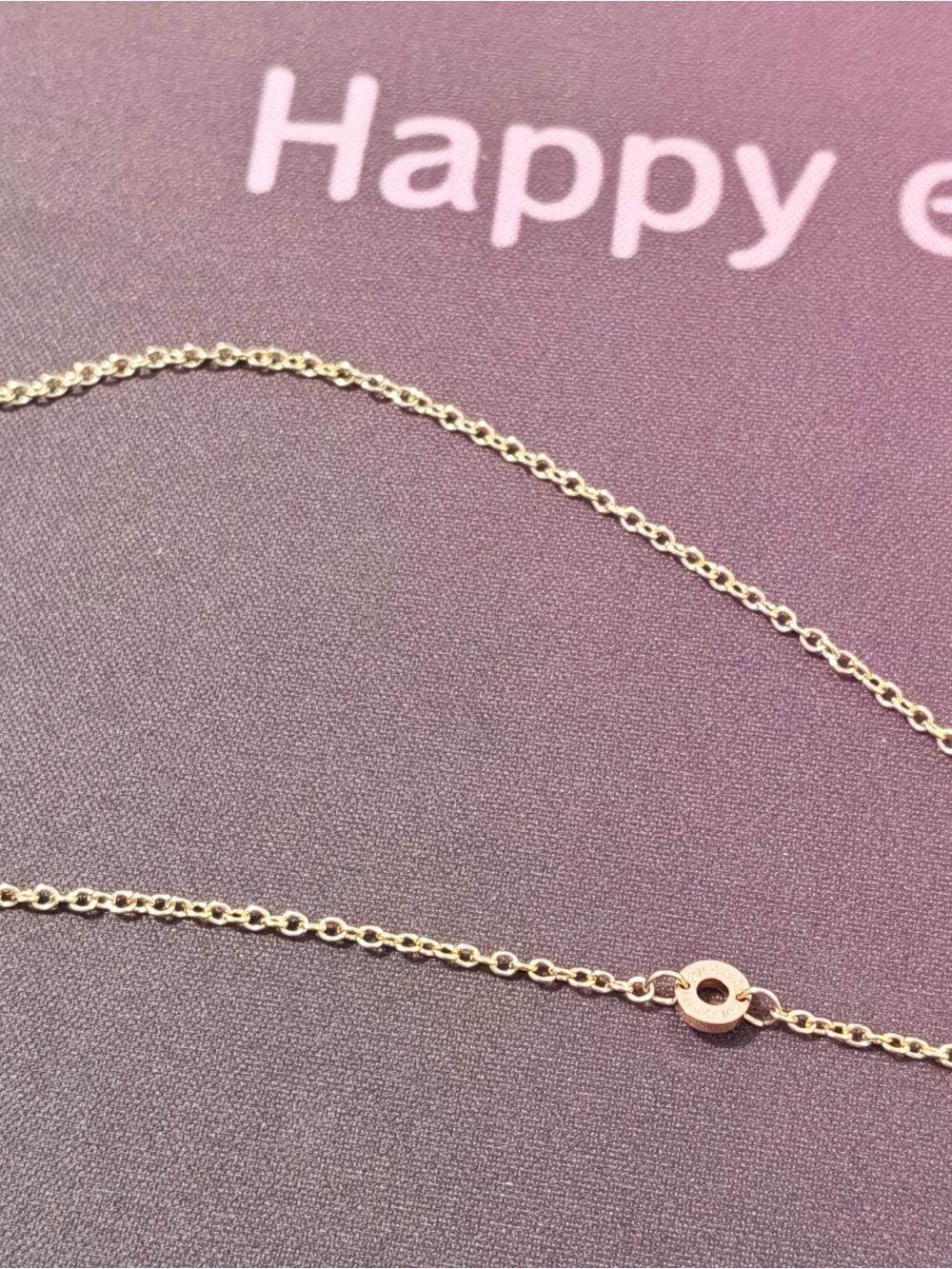 Bulgari Gold-Tone Necklace with Mint Green Ceramic Pendant - Picture 6 of 9